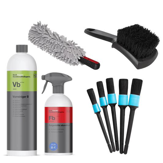 Felgvaskepakke – Alt du trenger for rene og skinnende felger