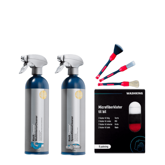 Innvendig Vinter Rengjøringspakke – Komplett interiørpakke for ren og frisk bil vinterstid