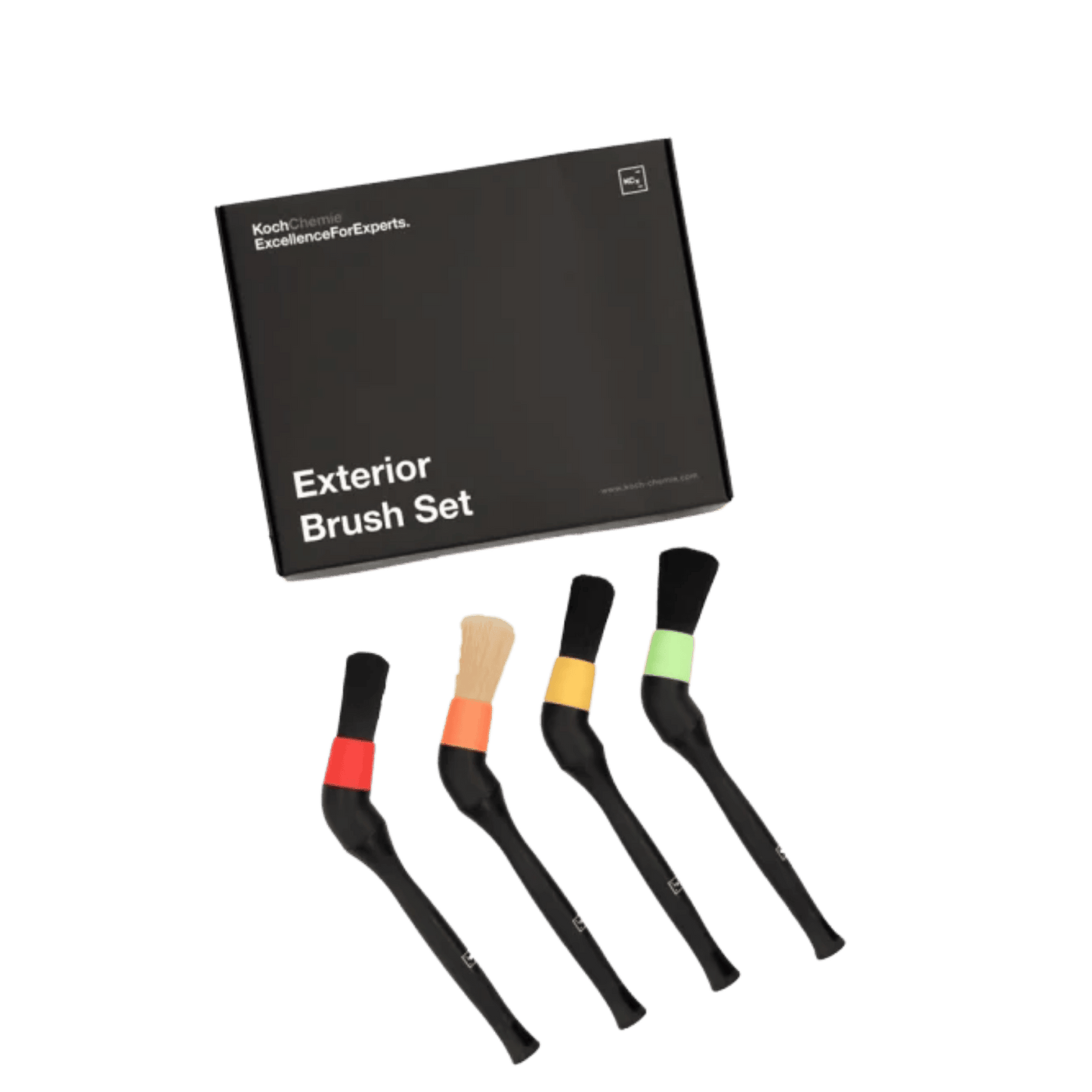 Koch Chemie Exterior Brush Set – Profesjonelle detailerbørster for utvendig bilpleie