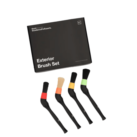 Koch Chemie Exterior Brush Set – Profesjonelle detailerbørster for utvendig bilpleie