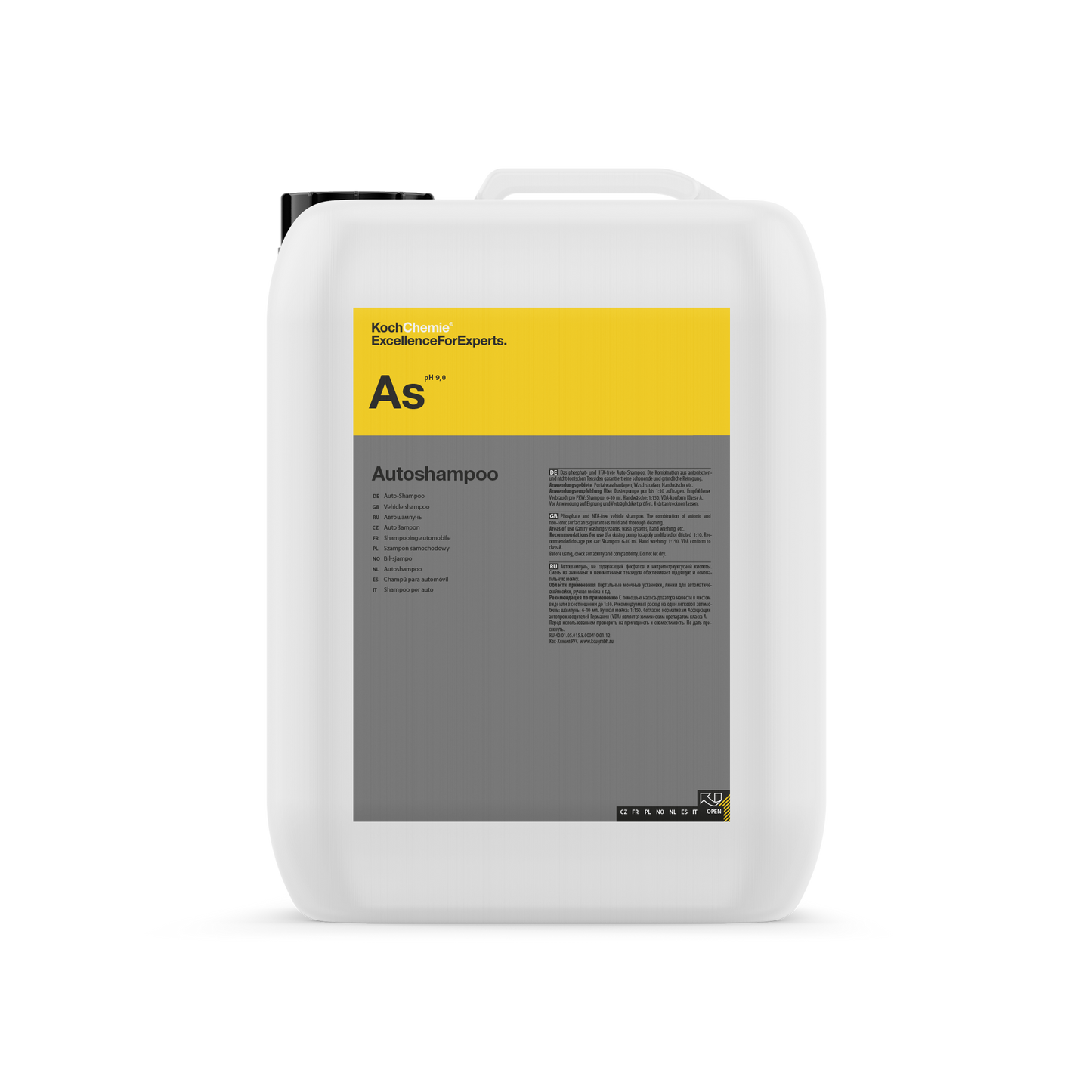 Koch Chemie Auto Shampoo (1L/10L) - Skånsom Bilshampoo for Profesjonell Vask