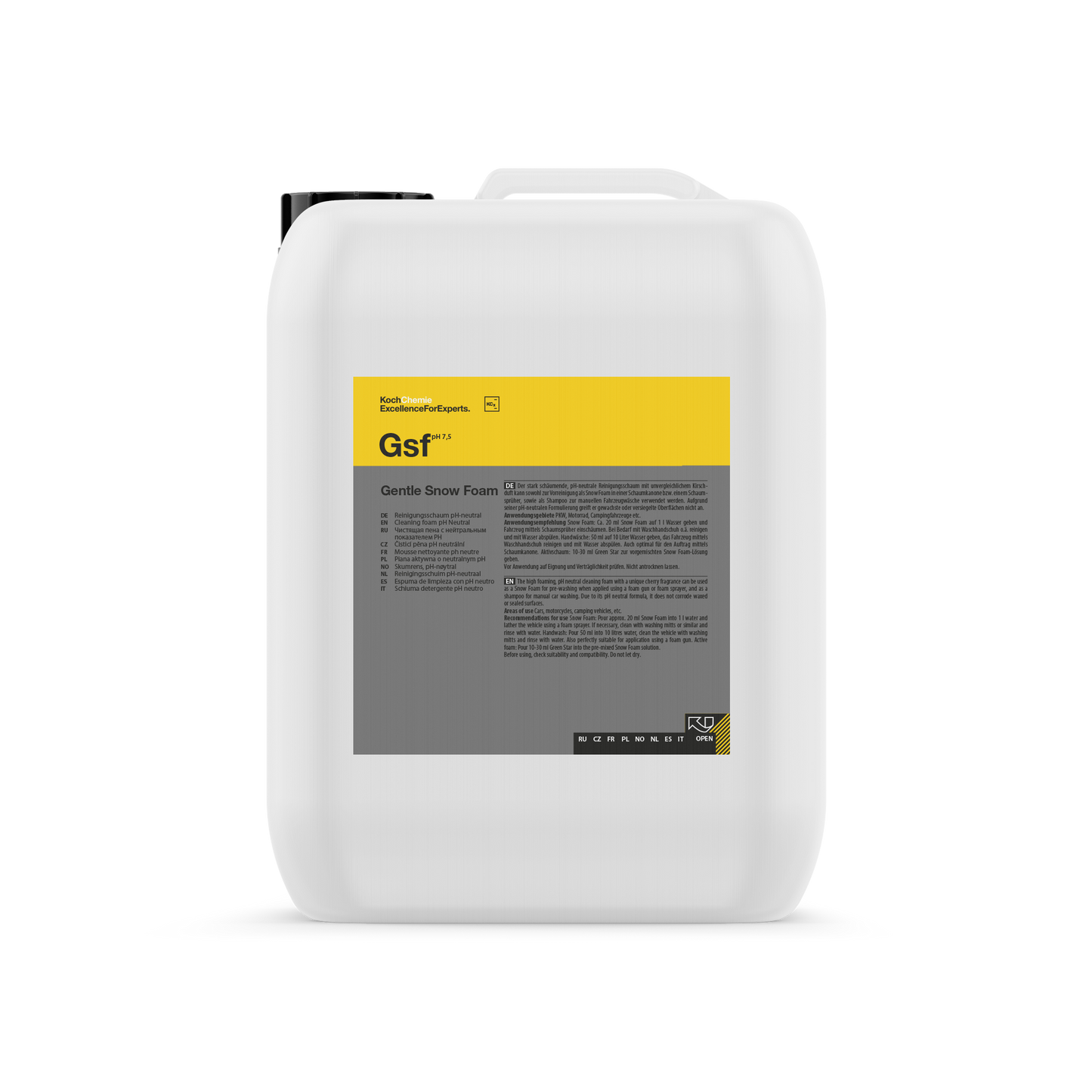 Koch Chemie Gentle Snow Foam - Høyt Skummende Berøringsshampoo