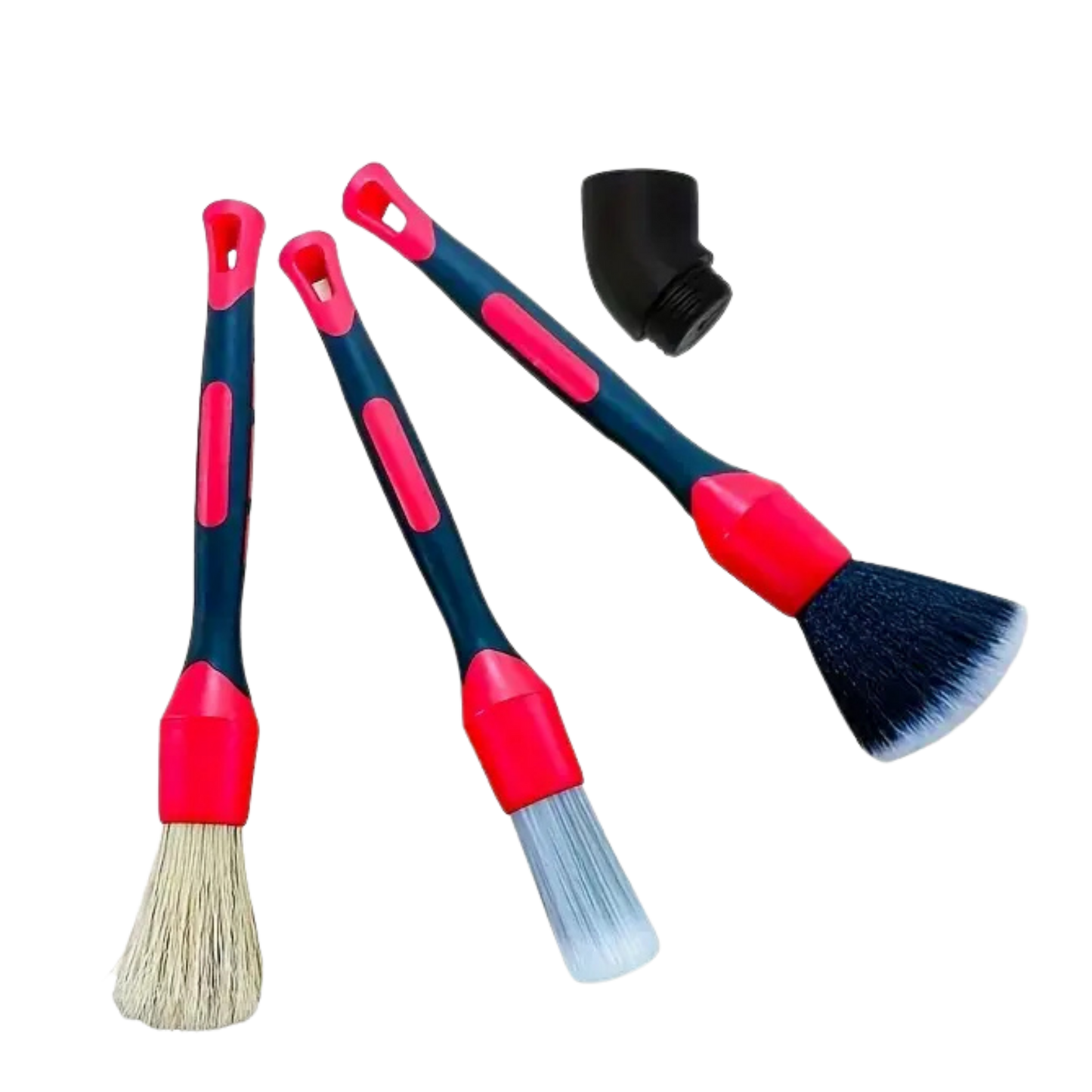 Premium Detailing Børster (3 pk) - Med vinkeladapter