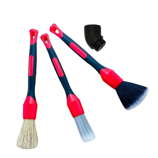 Premium Detailing Børster (3 pk) - Med vinkeladapter