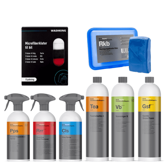 Prep Pakke B – Fullstendig klargjøringspakke for grundig lakkrens