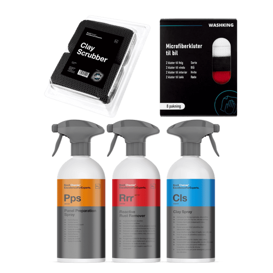 Prep Pakke A – Komplett klargjøringspakke for perfekt lakkforberedelse