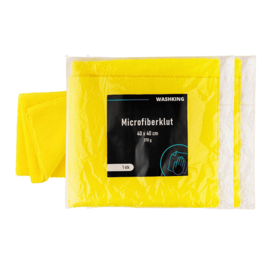 WashKing Mikrofiberkluter 40×40, 370g (10-pakning)