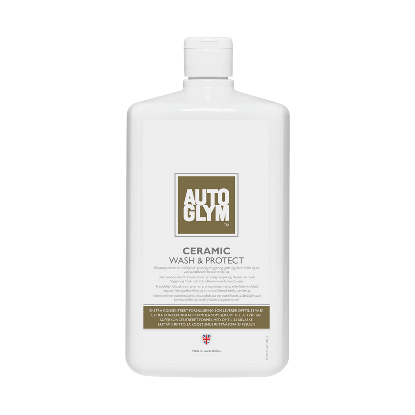 AutoGlym Ceramic Wash & Protect (1L) – Keramisk bilshampo med beskyttelse og glans