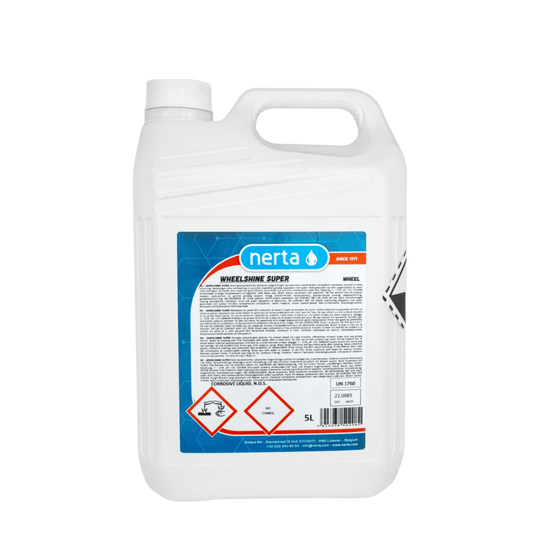 Nerta Wheelshine Super 5L – Kraftig og alkalisk felgrens
