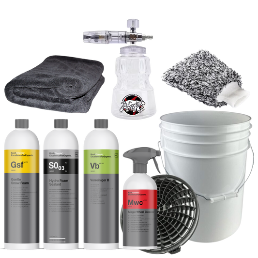 Premium Vaskebøtte – Komplett utstyrspakke for perfekt utvendig bilvask