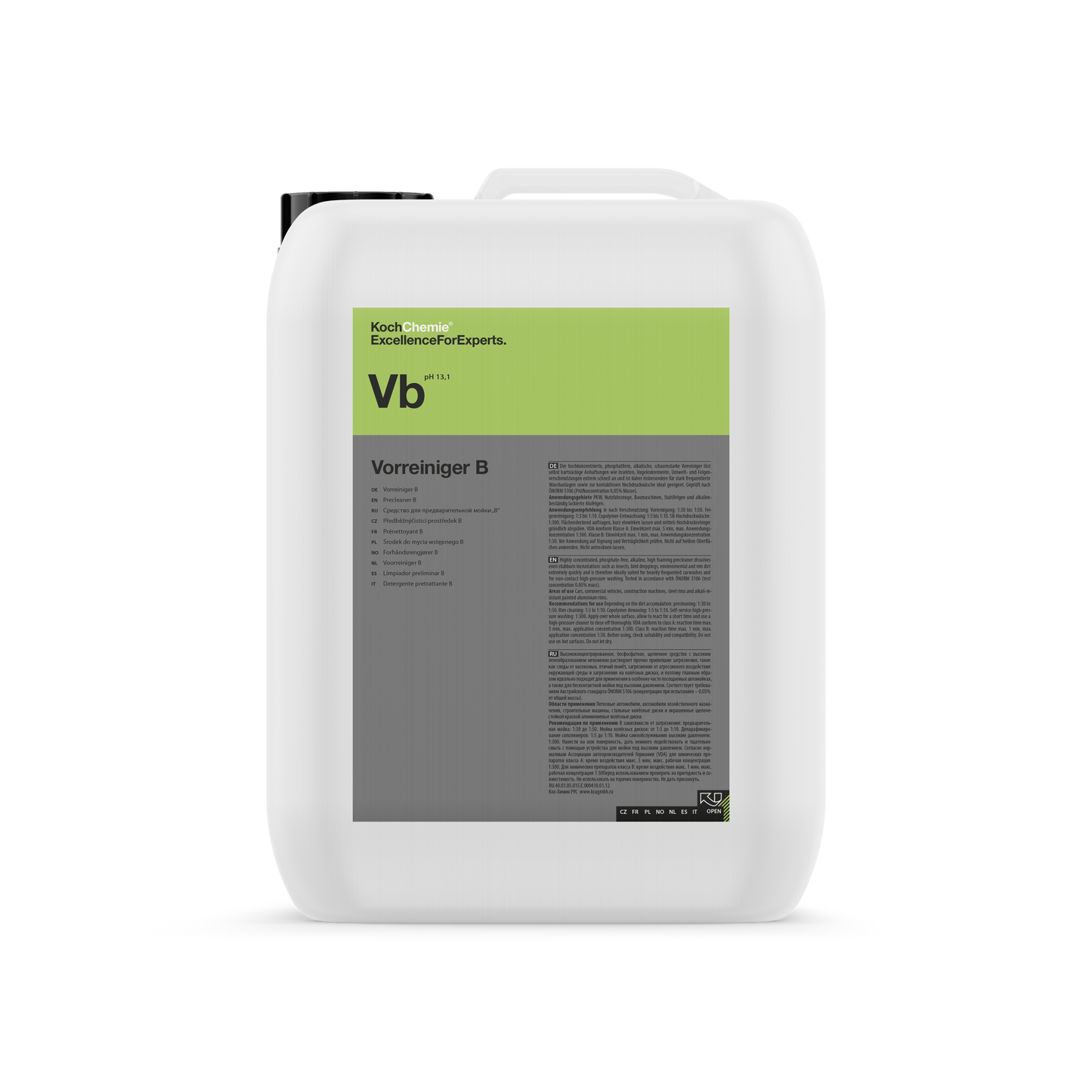 Koch Chemie Vorreiniger B (1L/5L) - Allsidig Forvask